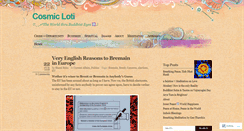 Desktop Screenshot of cosmicloti.com
